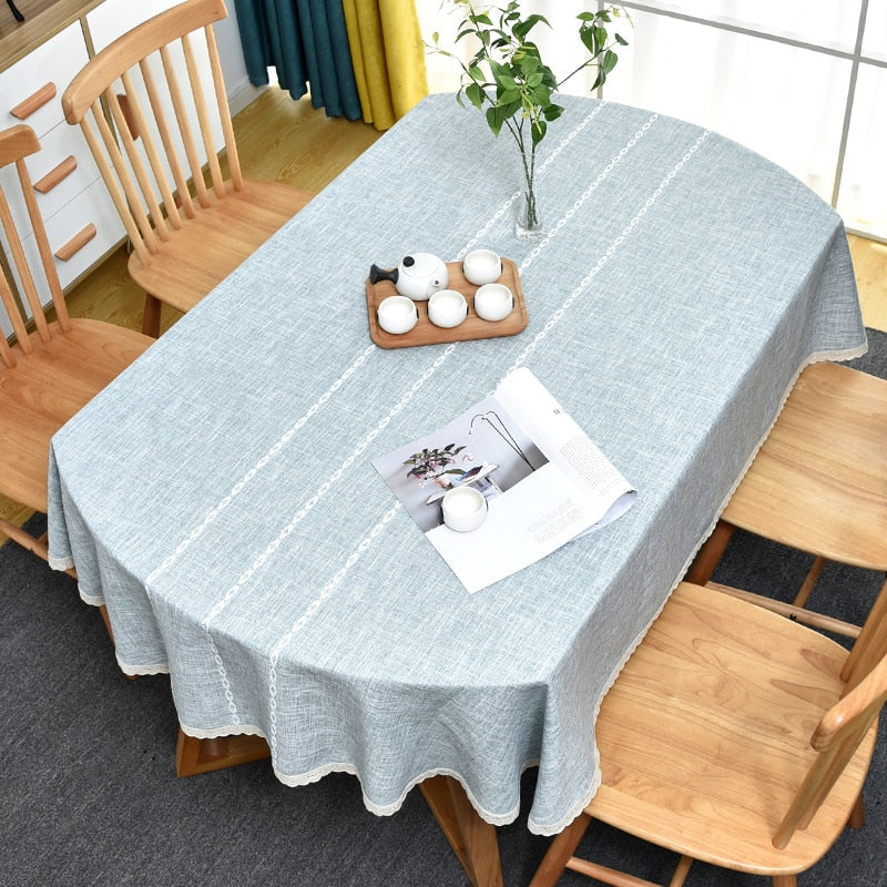 oval dining table cover